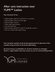 YUMI™Lashes Aftercare kaart per 15